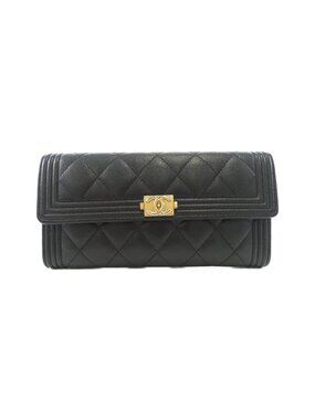 Chanel Line Wallet Black